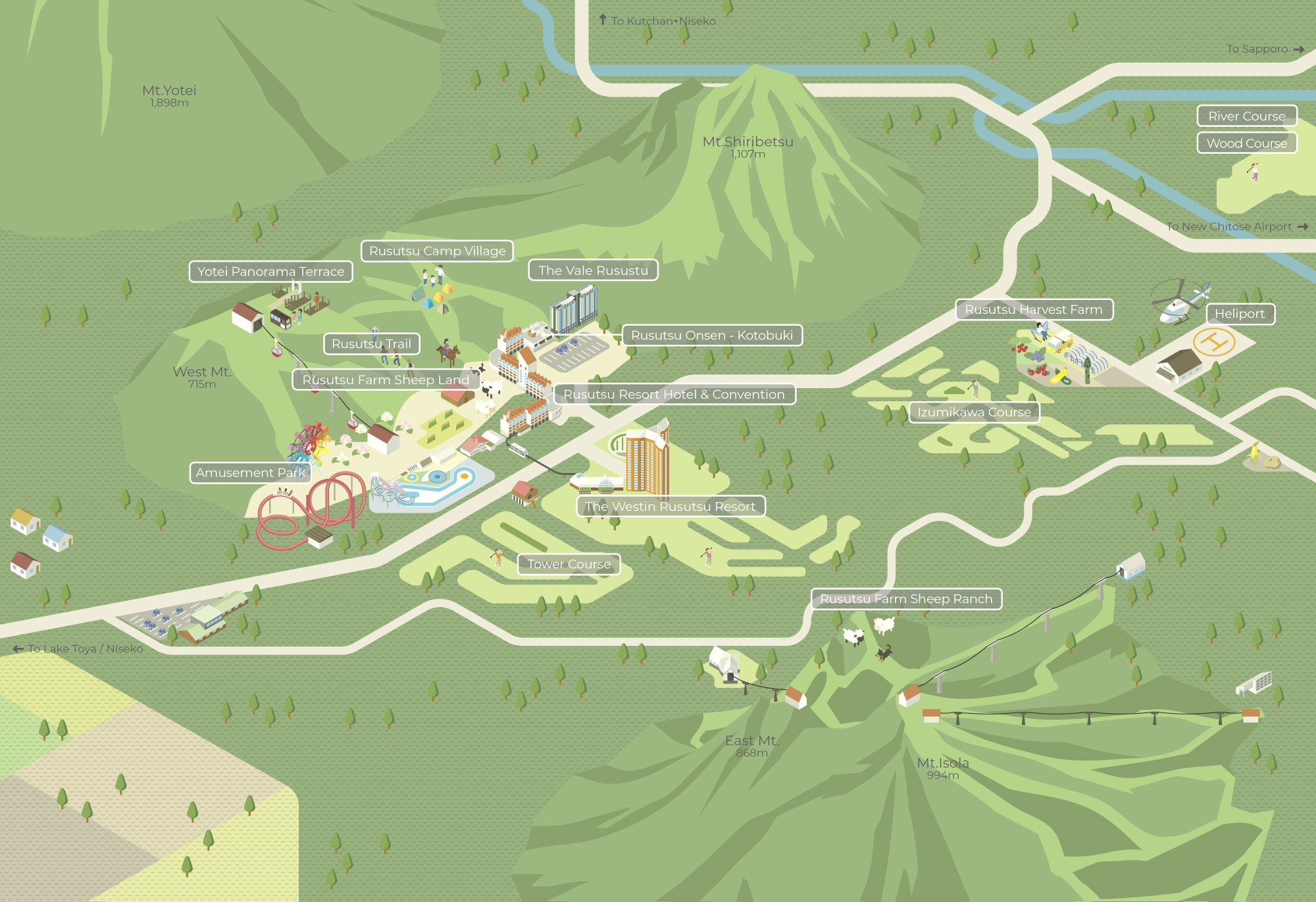 SUMMER VILLAGE MAP