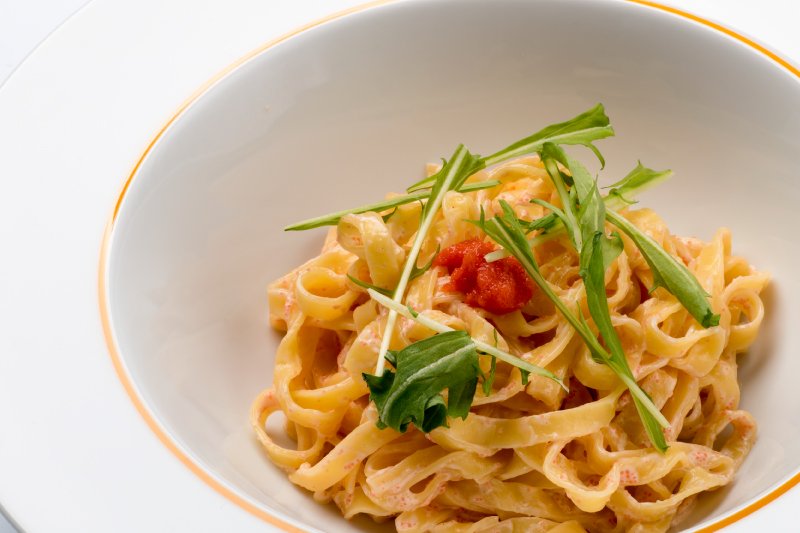 たらこと生クリームのパスタ