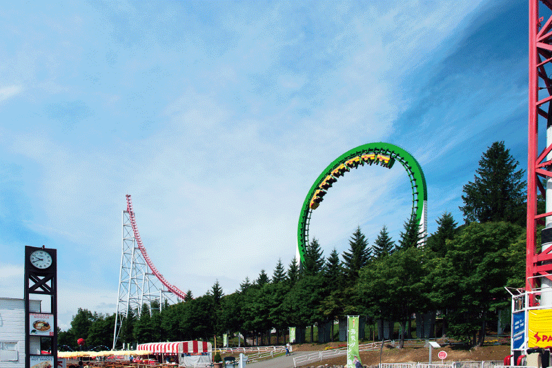 スペースショットやモンスターの近く