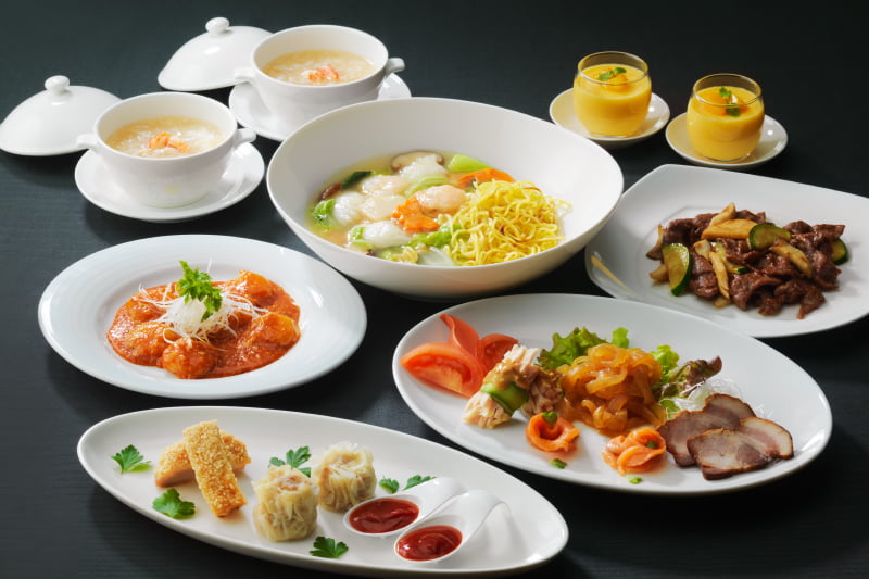四川料理をベースに上海スタイルも取り入れたコース料理
