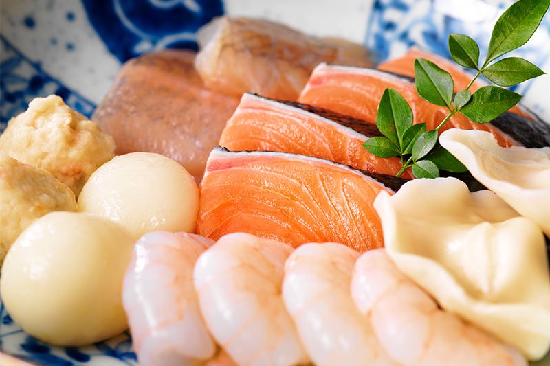 北海道の恵みがつまった海鮮しゃぶしゃぶ